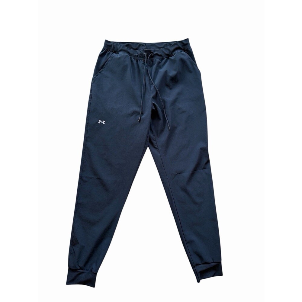 Under Armour Women's M UA Tech Athletic Pants Black Joggers #1348447